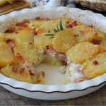 Gâteau de pommes de terre au Jambon et mozzarella