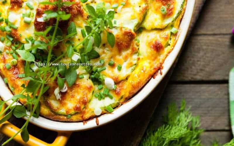 Gratin de pommes de terre et de courgettes