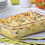 lasagnes au poulet, épinards et fromage