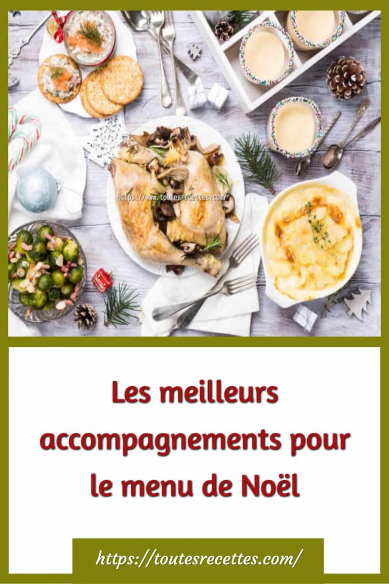 Les meilleurs pour le menu de Noël Toutes Recettes