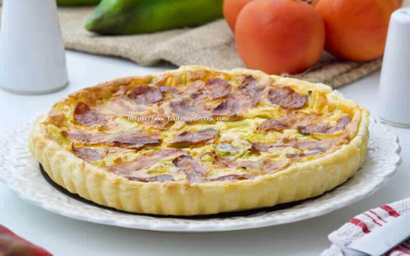 Quiche aux poireaux recette facile