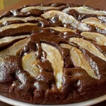 Gateau poires chocolat moelleux