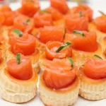 Vol au vent au saumon fumé