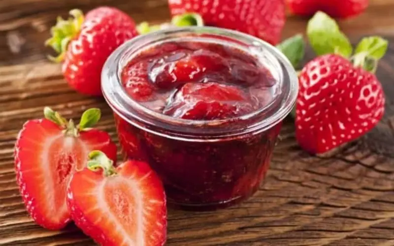 Confiture de fraises sans sucre