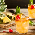 Cocktail Tequila à l'ananas et au citron