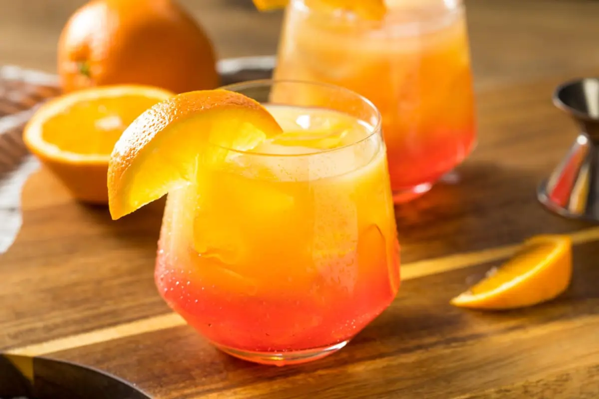 Cocktails Tequila Sunrise très facile à faire