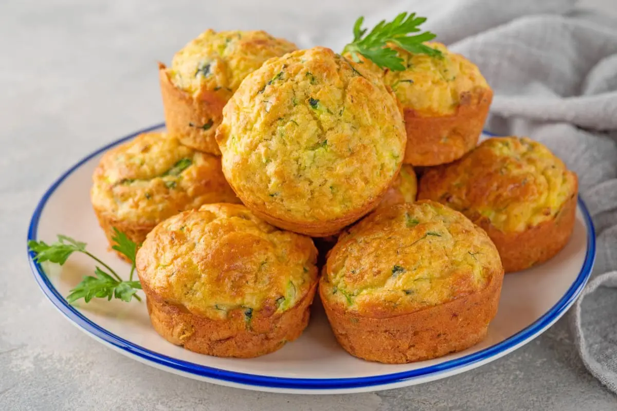 Muffins de courgettes au fromage