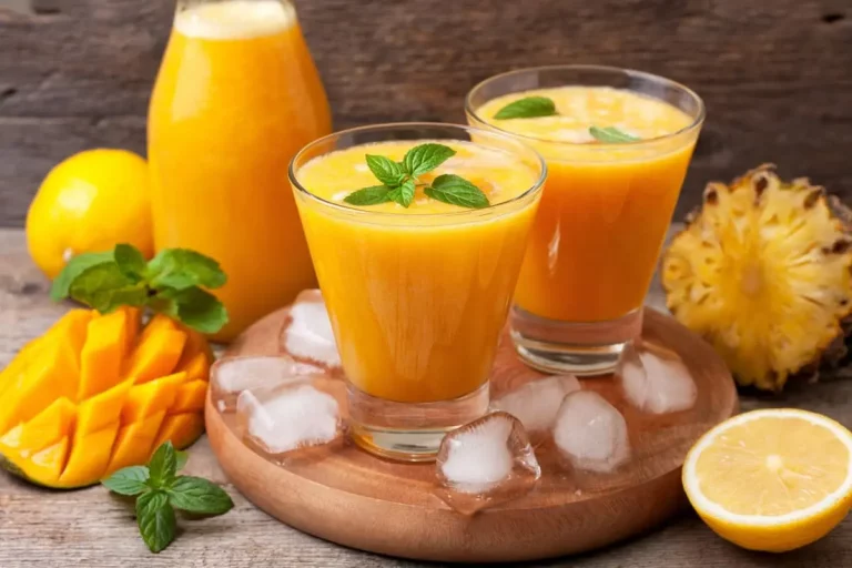 Tropical limonade à la mangue et menthe