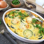 Clafoutis de courgettes au fromage facile à préparer