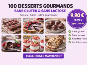 Ebook : 100 desserts sans gluten et sans lactose