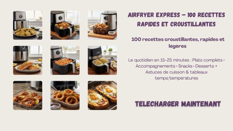 Airfryer Express – 100 recettes rapides et croustillantes